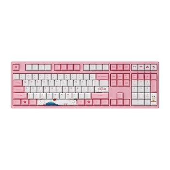 Akkoメカニカルゲーミングキーボード Amazon | Akko World Tour TOKYO 108キー R1 有線 ピンク